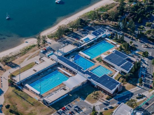 The Gold Coast Aquatic Centre at Southport. Picture: Gold Coast City Council