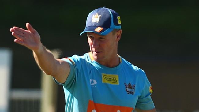 Justin Holbrook has impressed with his handling of the Gold Coast Titans. Picture: Getty Images