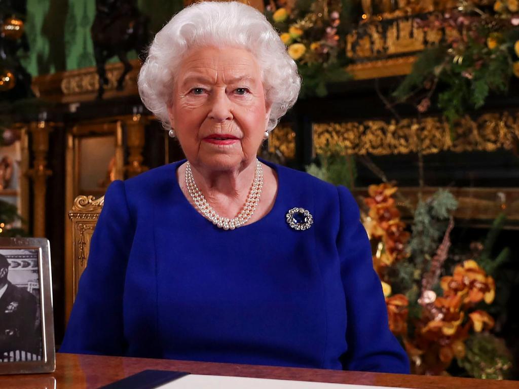 Britain's Queen Elizabeth after she recorded her annual Christmas Day message in 2019. Picture: Steve Parsons / POOL / AFP