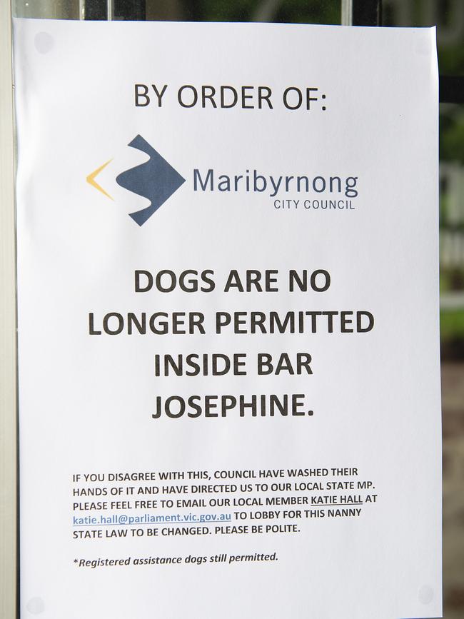 The council have issued the bar with a warning. Picture: Ellen Smith