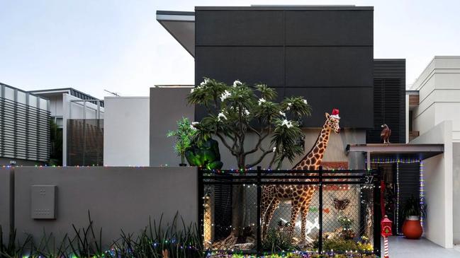 There’s no mistaking the quirky Giraffe Manor in Teneriffe, Brisbane.