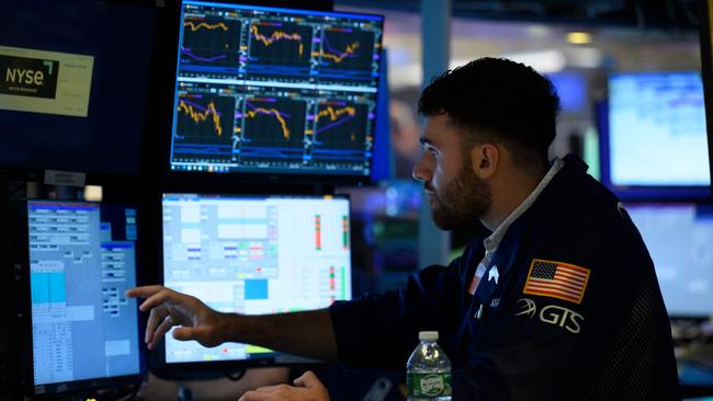 Wall Street was betting $US2 trillion on a benign inflation number … and it all came tumbling down overnight on Tuesday our time when inflation printed higher than expected. Picture: AFP