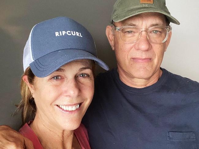 Tom Hanks and wife Rita Wilson fell ill with coronavirus last week while in Australia. Picture: Instagram