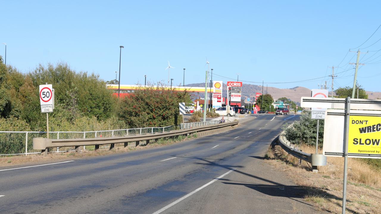 The Sorell Rivulet Bridge will be widened after a $200 million boost to Southern Tasmanian roads from the Albanese government. Picture: Elise Kaine