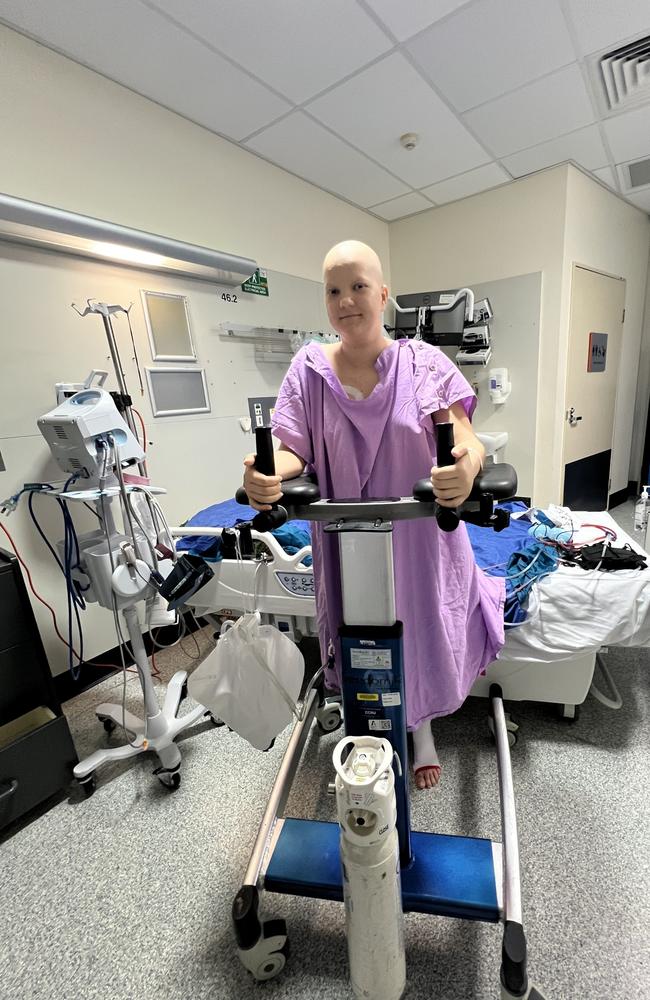 Magnetic Island resident Melia Hinks is battling acute Osteosarcoma cancer.