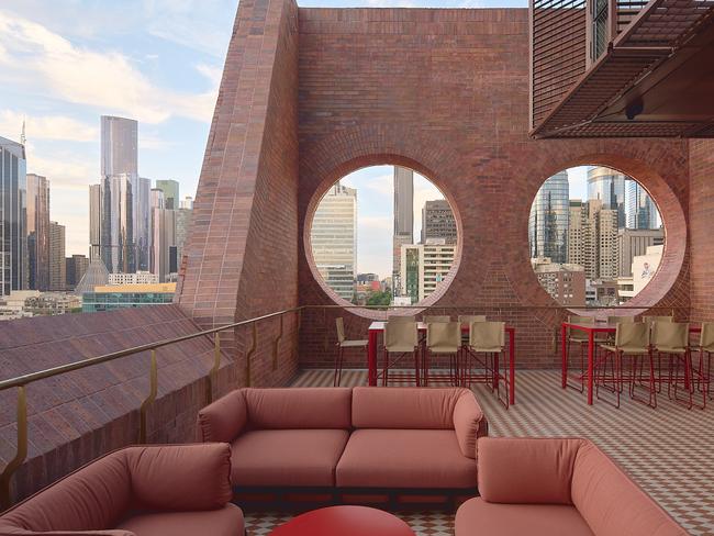 Hotel Review - Melbourne Place - Mid Air rooftop restuarant. Photo: KRISTOFFER PAULSEN / supplied Escape 26 January 2025