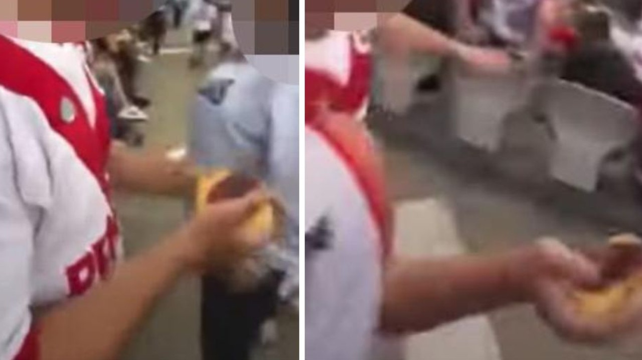 Man who threw meat pie at NRL game to face court