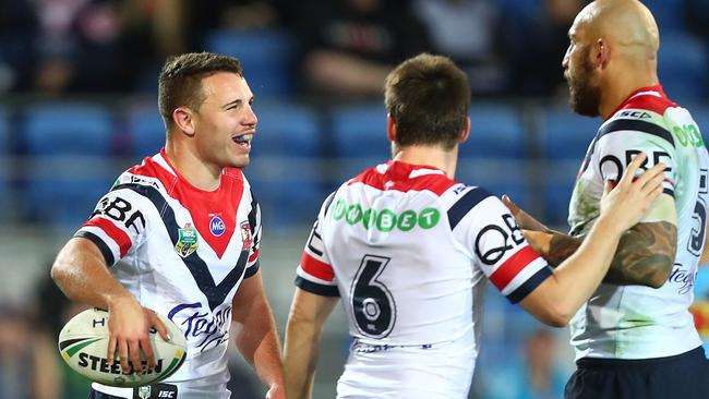 Sean O'Sullivan scored on his debut for the Roosters earlier this year. Picture: Chris Hyde/Getty Images)