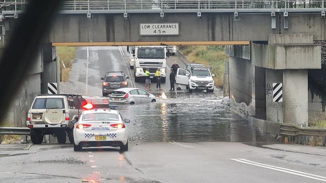 Lovedale Rd, Lovedale. Picture: Facebook/Lauren Landers.