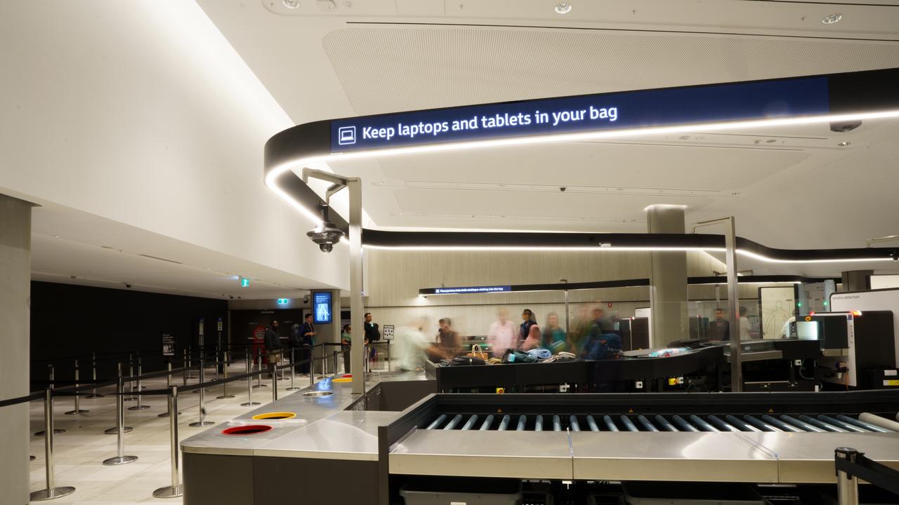 Next-generation security technology at Sydney Airport will be rolled out in T1 and T2 in the next year, speeding up the processing of passengers. Picture: Supplied