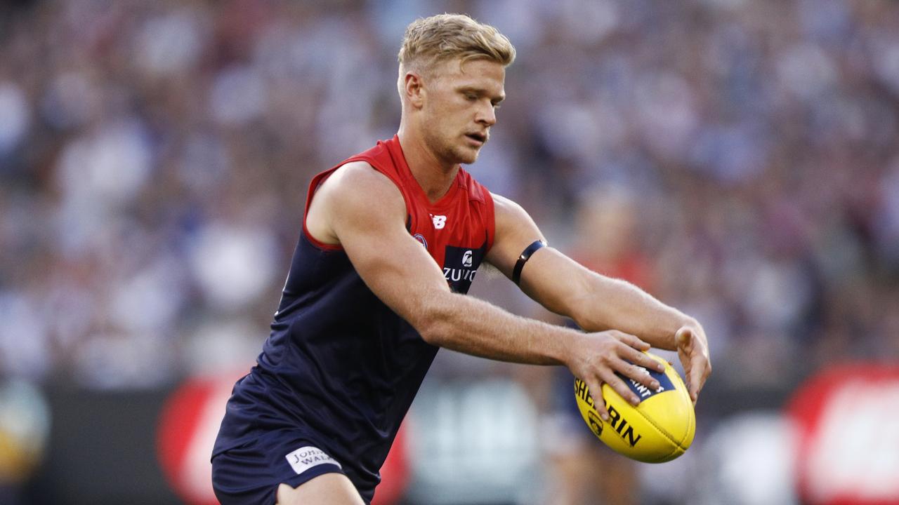 Corey Wagner in action for the Demons in 2019. Picture: AAP Image/Daniel Pockett