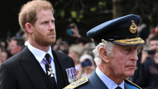 For Nikki Gemmell, the loneliness of the outcast Prince Harry will stain King Charles’ coronation. Picture: AFP