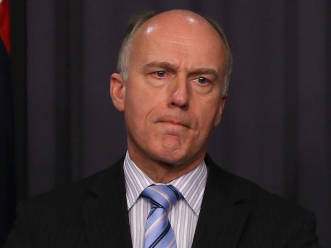 They cut me off: Senator Eric Abetz says reports that he linked abortion with breast cancer are incorrect.