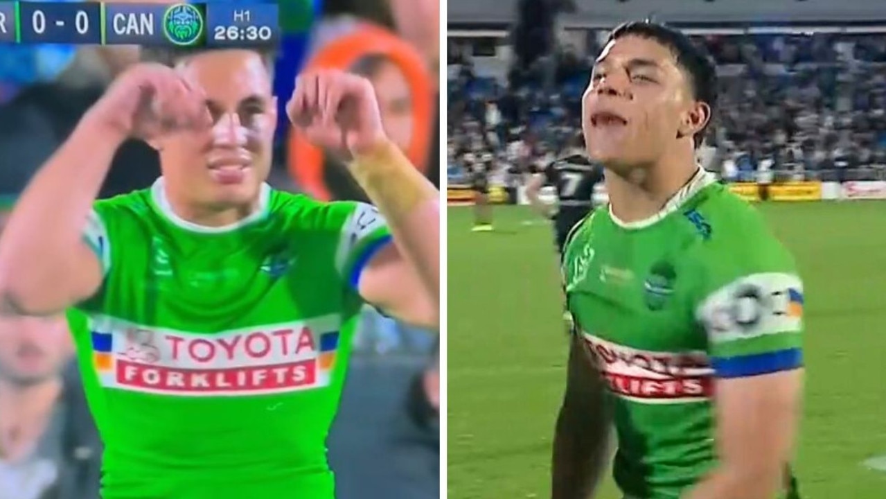 NRL star’s savage taunt amid ‘grub’ antics