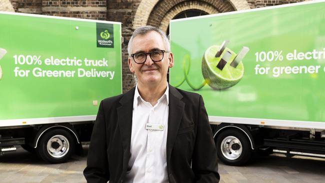Woolworths Group chief executive Brad Banducci told a South Australian inquiry into grocery prices his made ‘reasonable profits’. Picture: NCA NewsWire