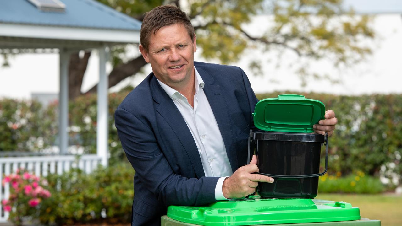 Lockyer Valley Regional Council is the first council in the state to undertake a FOGO trial. Deputy mayor Jason Cook. Photo: Ali Kuchel