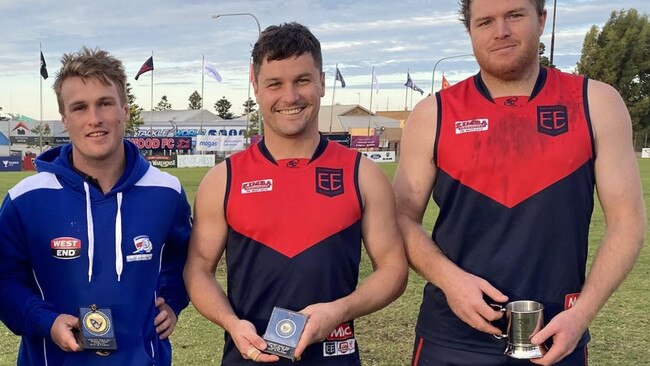 Jack Kenny (middle) has put together a remarkable year for Ranges and SA Country. Picture: Quinn Dutschke