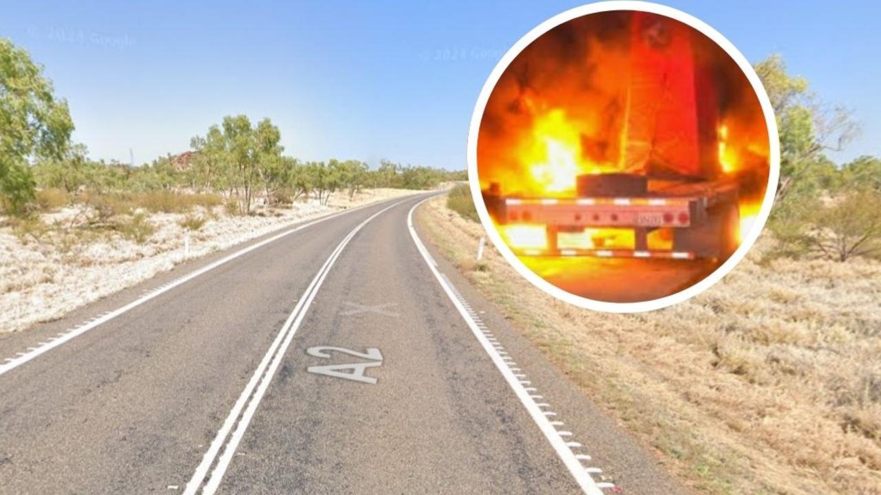 Semi trailer fire partially blocks Barkly Highway | The Mercury