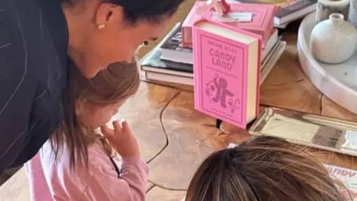 Meghan Markle shared a sweet video of her daughter Princess Lilibet, 3, bonding with the tennis superstar, 43, on her Instagram Stories on Saturday. Source - Instagram