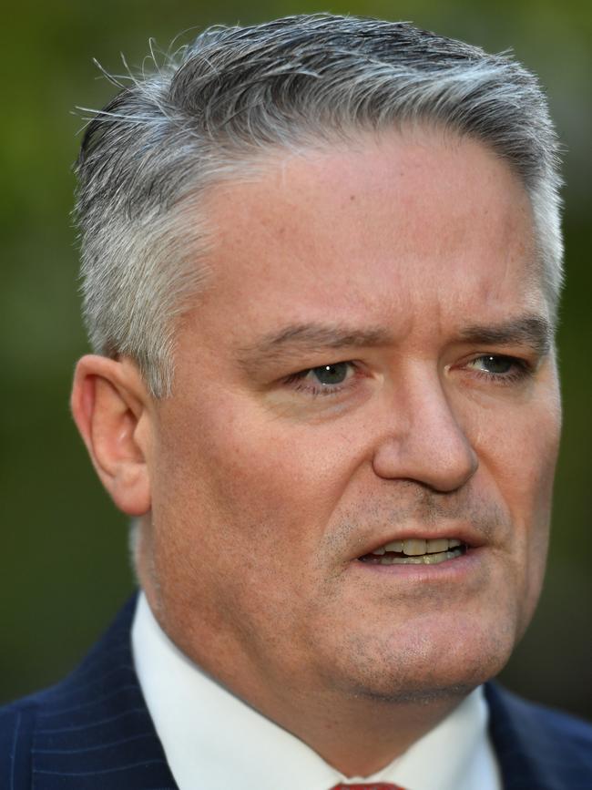 Furious: Mathias Cormann Picture: Mick Tsikas/AAP