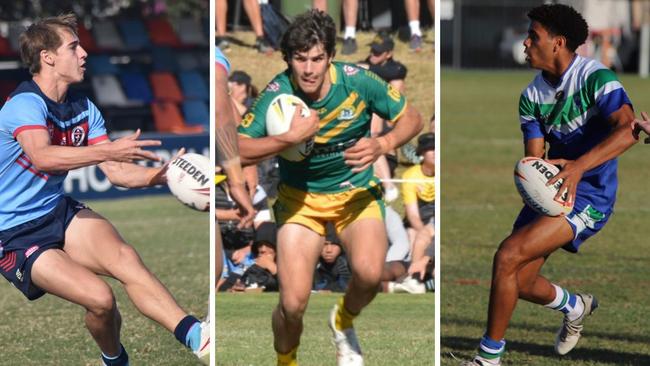 Emmaus College's Seth Carpenter, St Brendan's Carter Ford and TCC's Mutua Brown feature in the 2023 Dolphins Cup Team of the Season.