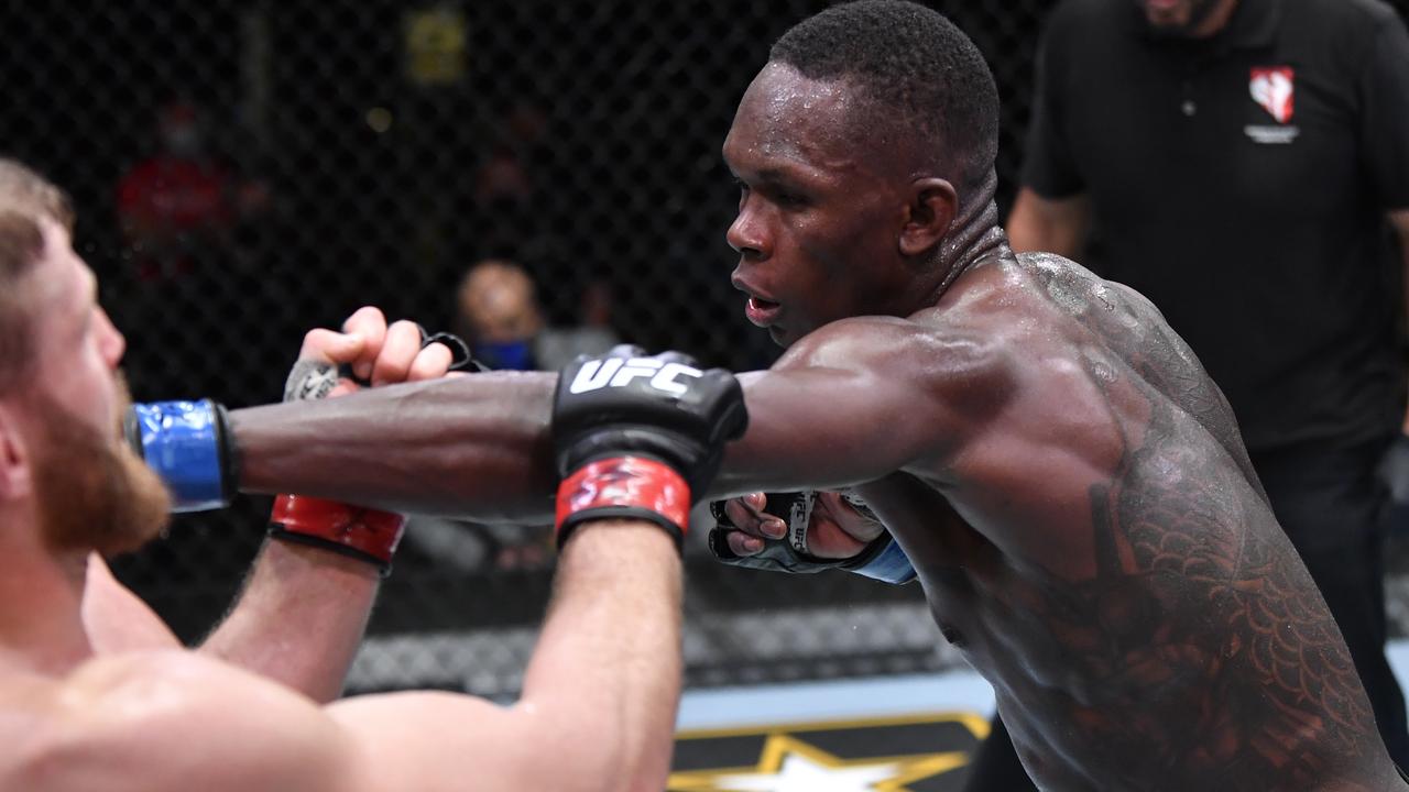 Israel Adesanya has big plans Down Under. Picture: Zuffa LLC/Getty Images