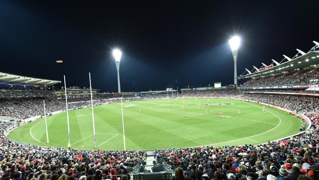 The Kardinia Park Stadium Trust says violent behaviour is not tolerated at the stadium.