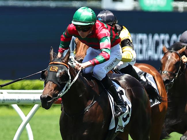 SYDNEY, AUSTRALIA - JANUARY 04: Benjamin Osmond riding Rivellino win Race 1 Drinkwise Mdn Plate during Sydney Racing at Royal Randwick Racecourse on January 04, 2025 in Sydney, Australia. (Photo by Jeremy Ng/Getty Images)