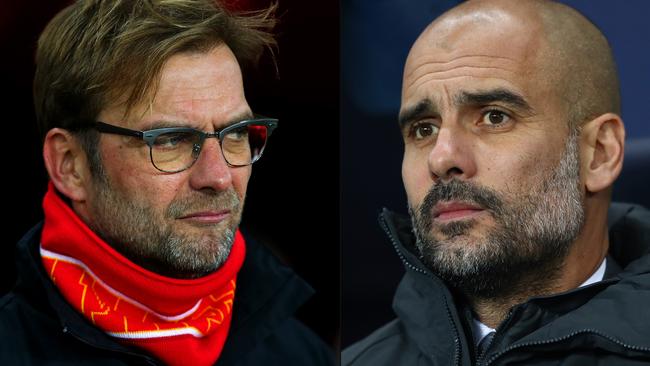 Klopp and Guardiola.