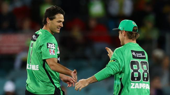 Nathan Coulter-Nile and Stoinis were both given a Christmas break. Picture: Mark Nolan/Getty Images