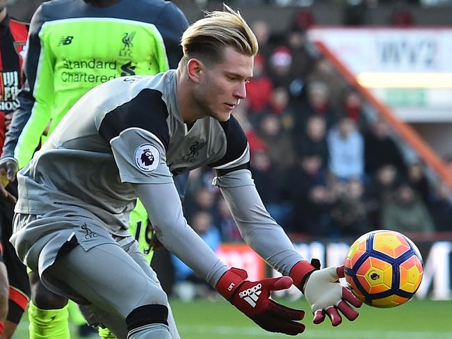 Liverpool's German goalkeeper Loris Karius.