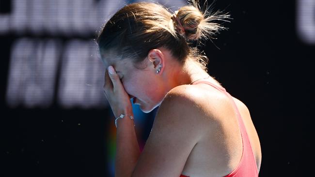 Marta Kostyuk says she is hurt that Vladimir Putin supporters made it into the Australian Open.