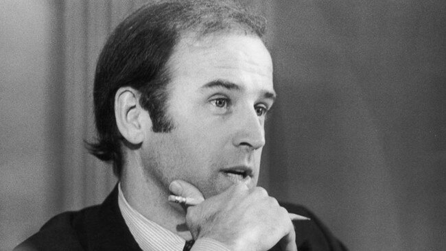 Joe Biden in 1980. Picture: Getty Images