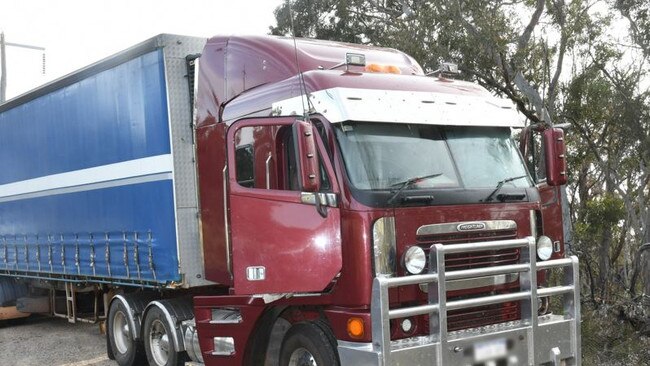A truck driver was dragged from his vehicle while sleeping and shot twice in a brazen robbery on Tuesday morning. Picture: NSW Police