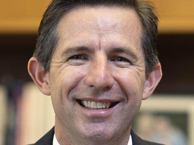 CANBERRA, AUSTRALIA-NCA NewsWire Photos 8 OCTOBER 2020: BIRMINGHAM PORTRAITSenator Simon Birmingham who is set to become Finance Minister as Mathias Cormann retires for OECD bid.Picture: NCA NewsWire / Gary Ramage