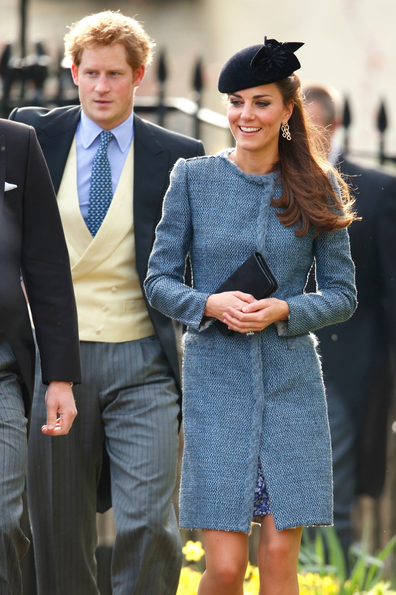 <p><em>Image credit: Getty Images</em></p><h2>2014</h2><p>Kate attends the wedding of Lucy Meade and Charlie Budgett.</p>