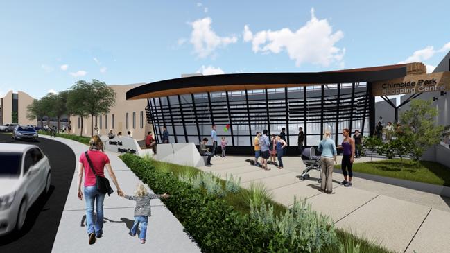 An artist’s impression of a new-look Chirnside Park Shopping Centre.