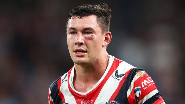 Joseph Manu will replace James Tedesco at fullback in his first game back from suspension. Picture: NRL Photos