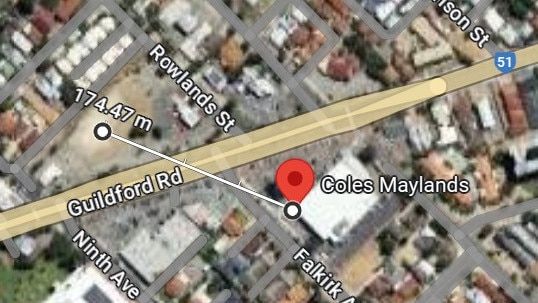 Coles' attempts to develop the site were knocked back in 2013. Picture: Google