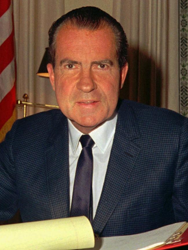 President Richard M Nixon.