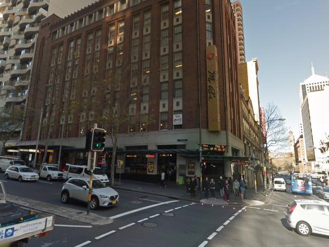 Mr B's Hotel on Pitt St, Haymarket. Picture: Google Earth