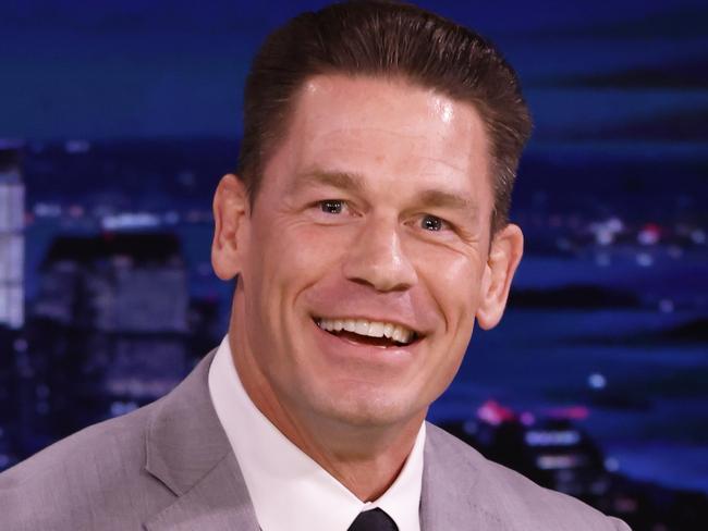 WEEKEND TELEGRAPHS SPECIAL. Jan 15,2022. , PLEASE CONTACT WEEKEND PIC EDITOR JEFF DARMANIN BEFORE PUBLISHING.     ,  THE TONIGHT SHOW STARRING JIMMY FALLON -- Episode 1511 -- Pictured: Actor John Cena during an interview on Thursday, September 9, 2021 -- (Photo By: Alex Hooks/NBC/NBCU Photo Bank via Getty Images)