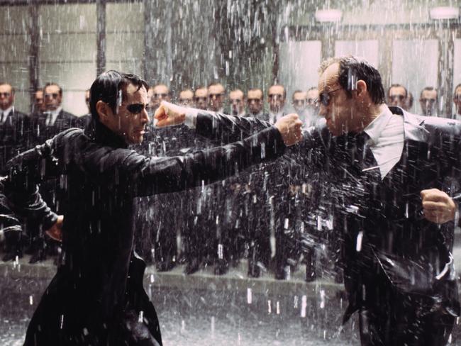 Sci-fi blockbuster The Matrix was shot in Sydney, where Animal Logic also created the famous cascading green code for the film. Picture Jasin Boland