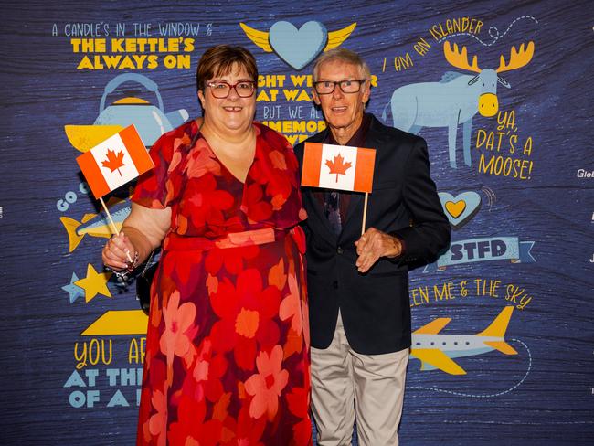 Janice and Bob Francis at the opening night function for The Empire's Come From Away at The Rock, Friday, March 14, 2025. Picture: Hey Media