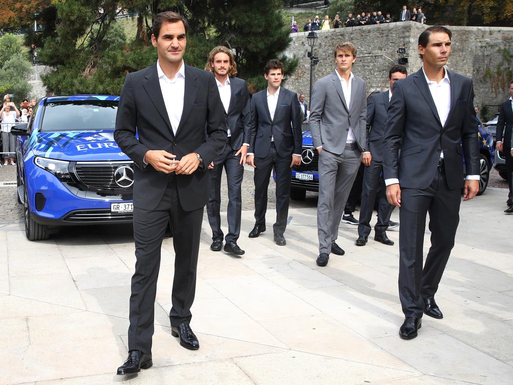 An album cover. (Photo by Julian Finney/Getty Images for Laver Cup)