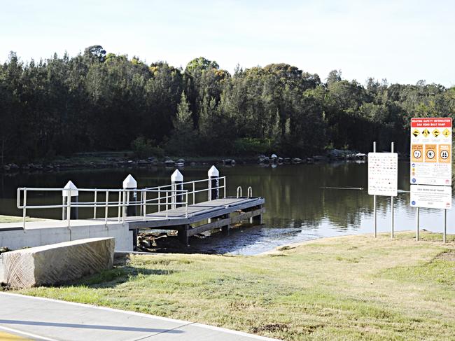 Boat launching ramp and jetty constructed at former Munmorah power Station site. Picture: N &amp; T Photography.