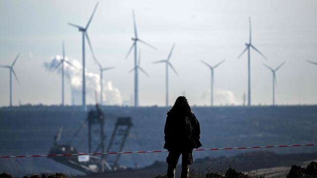 German energy provider RWE announced in 2022 it was planning to entirely demolish houses in the village of Luetzerath for coal mining. Picture: AFP