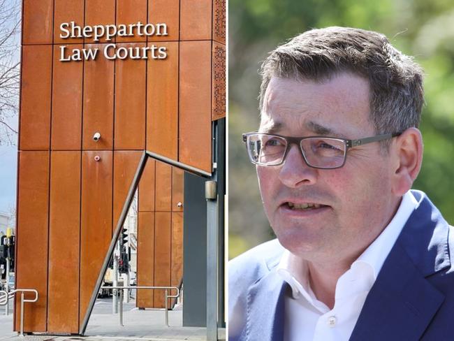 Christopher Desmond Coyne has faced the Shepparton Magistrates' Court,  accused of threatening to kill then premier Dan Andrews