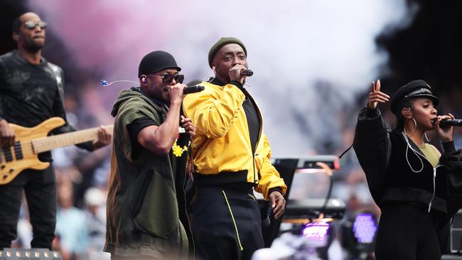 Rapper will.i.am and the Black Eyed Peas headline the pre-match entertainment. Picture: Phil Hillyard