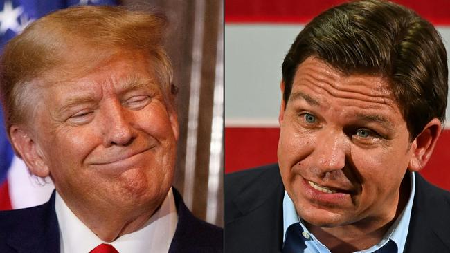 Donald Trump and Ron DeSantis